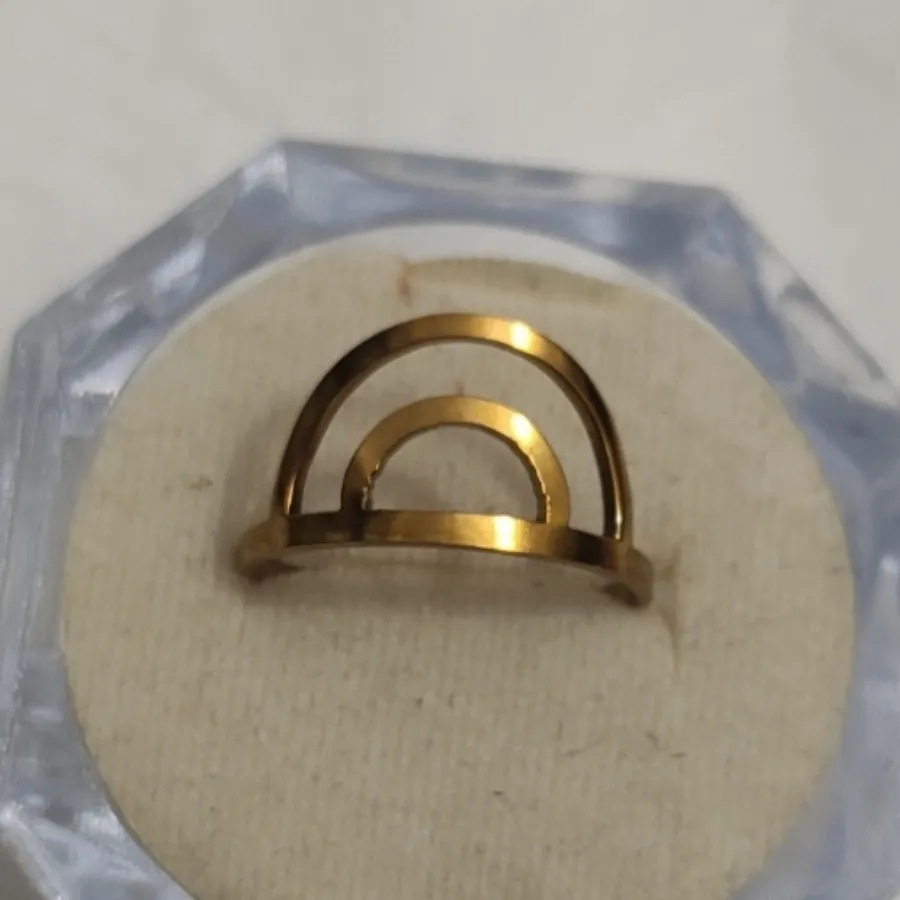 انگشتر استیل کپی طلا