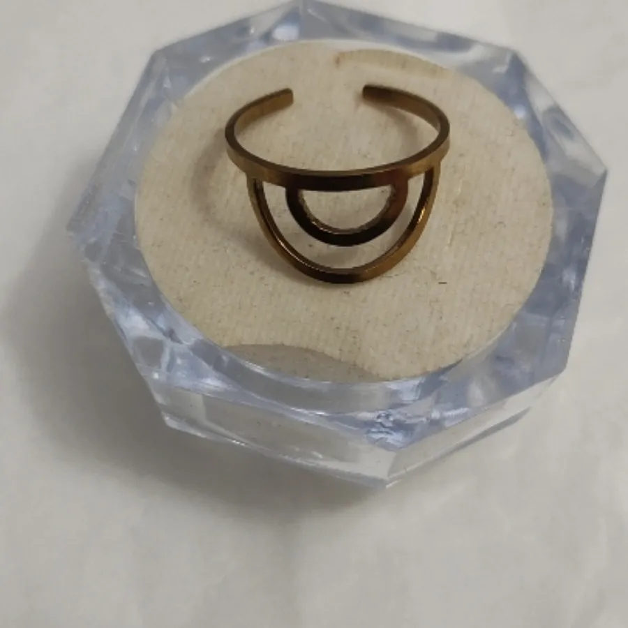 انگشتر استیل کپی طلا