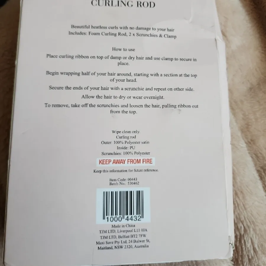 ربونا مو Curling ROD