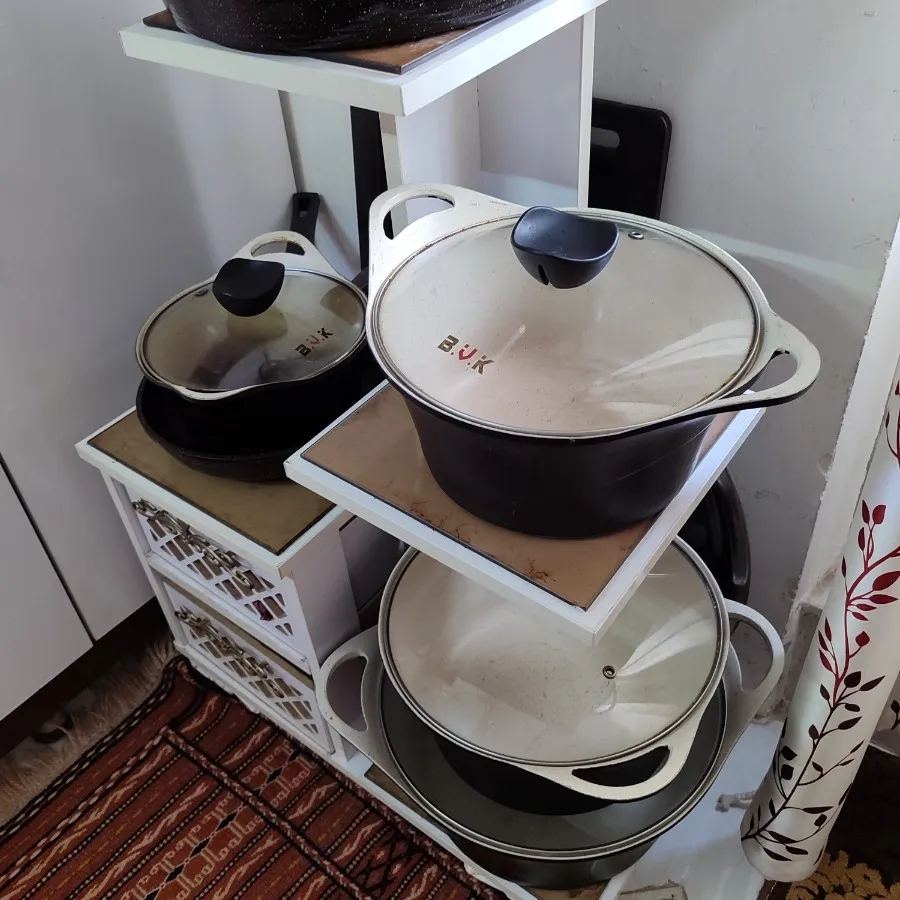 جا قابلمه و سیب زمینی و پ