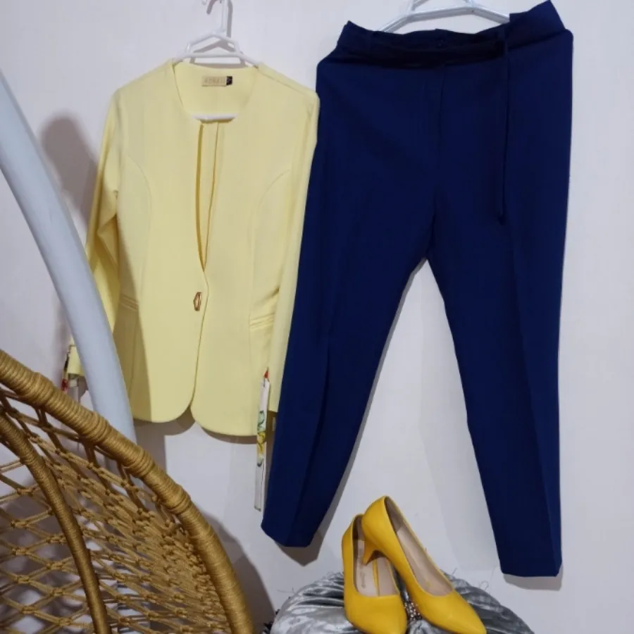 کت ترند رنگ زرد کره ای