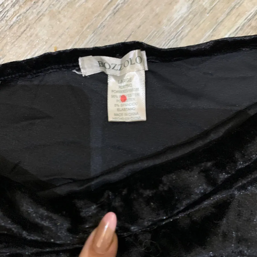 پیراهن مخمل خارجی