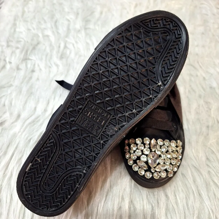 کفش ونس جواهردوزی مشکی