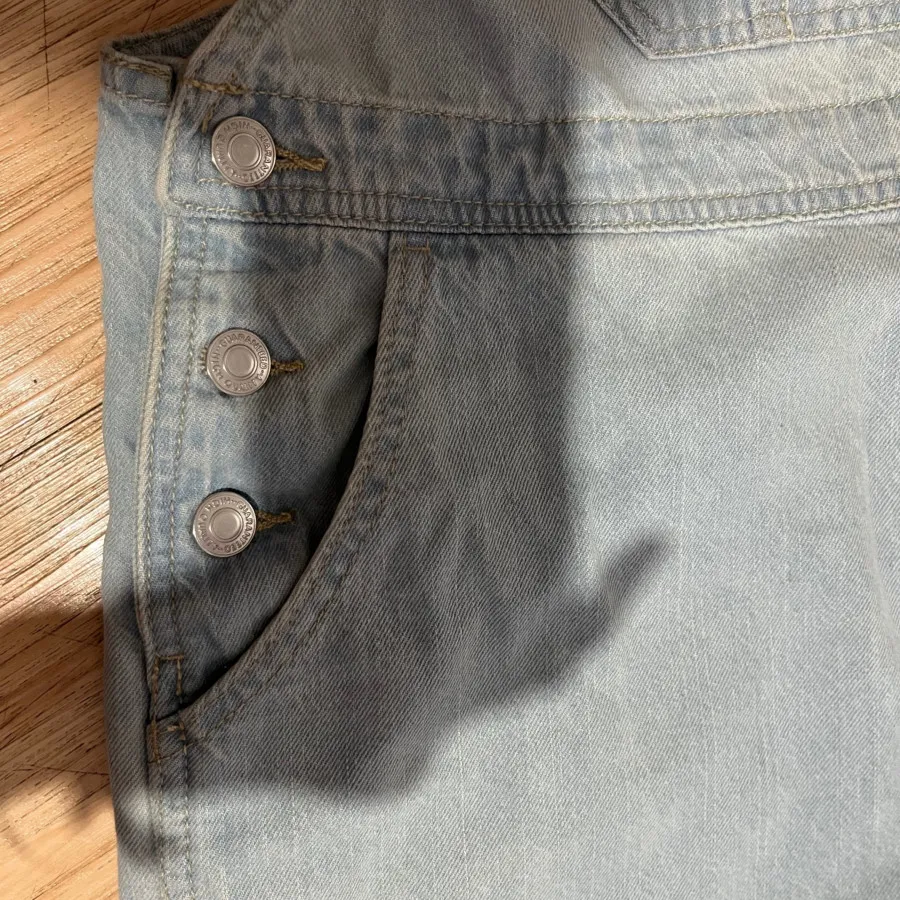 شلوار دوبنده جین روشن