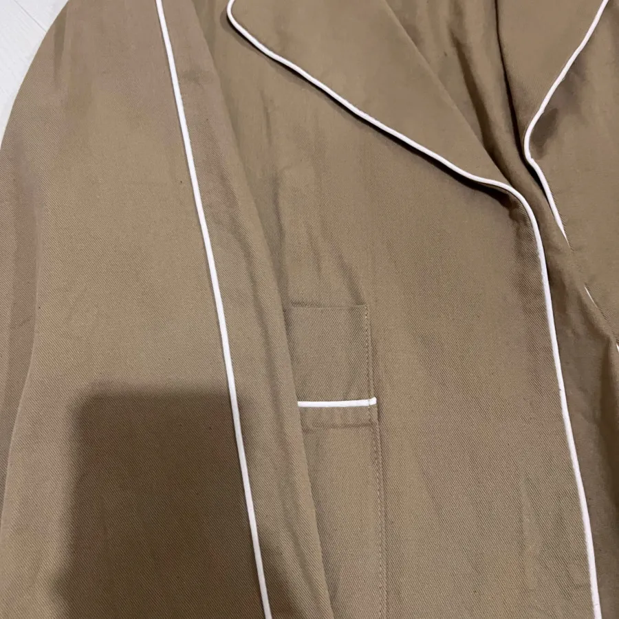 کت کتان نوار دوری