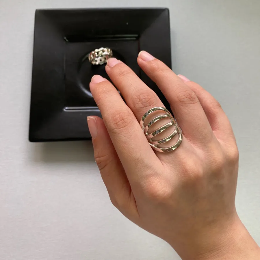 حراج انگشتر ابکاری نقره