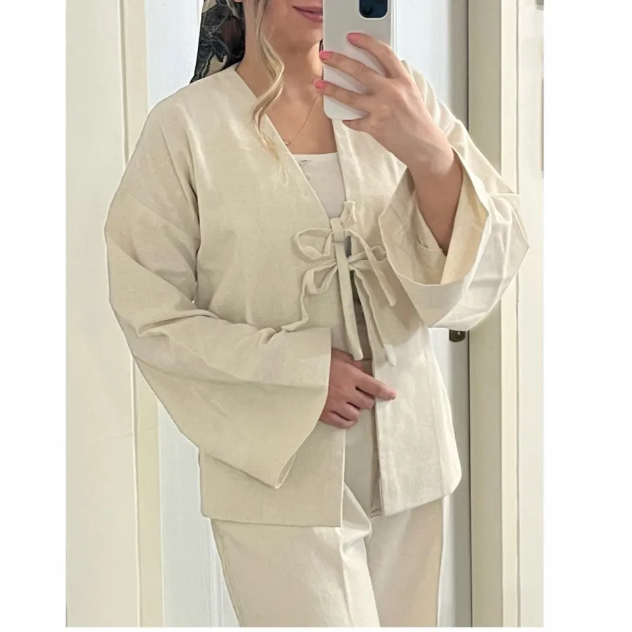 ست شومیز و شلوار لینن