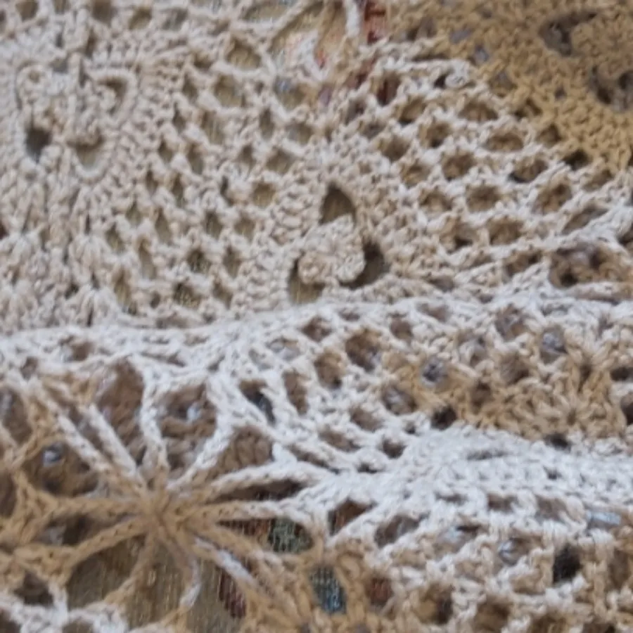 رویی لباس قلاب بافی