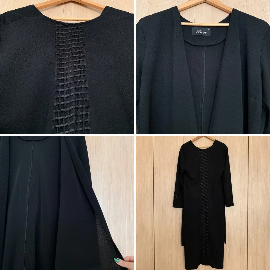 مانتو کرپ بلند نخی