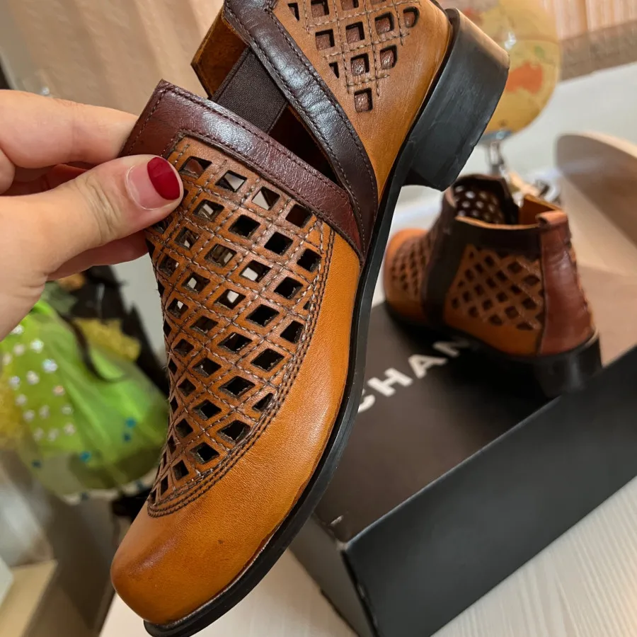 کفش چرم ماهین