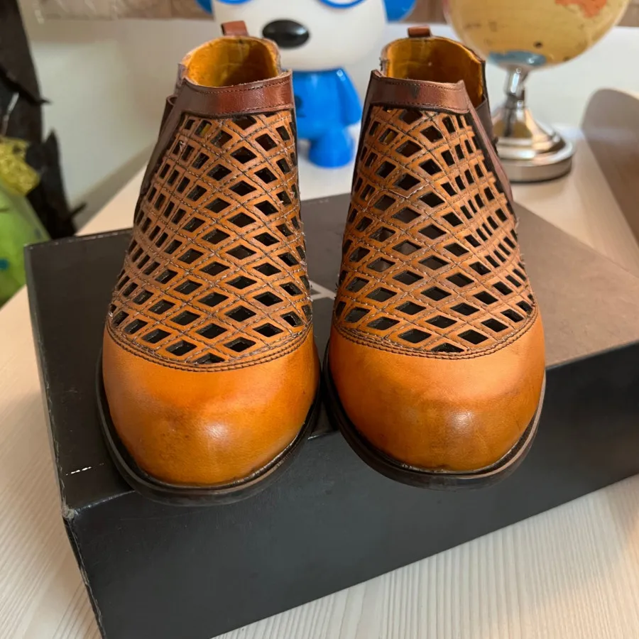 کفش چرم ماهین