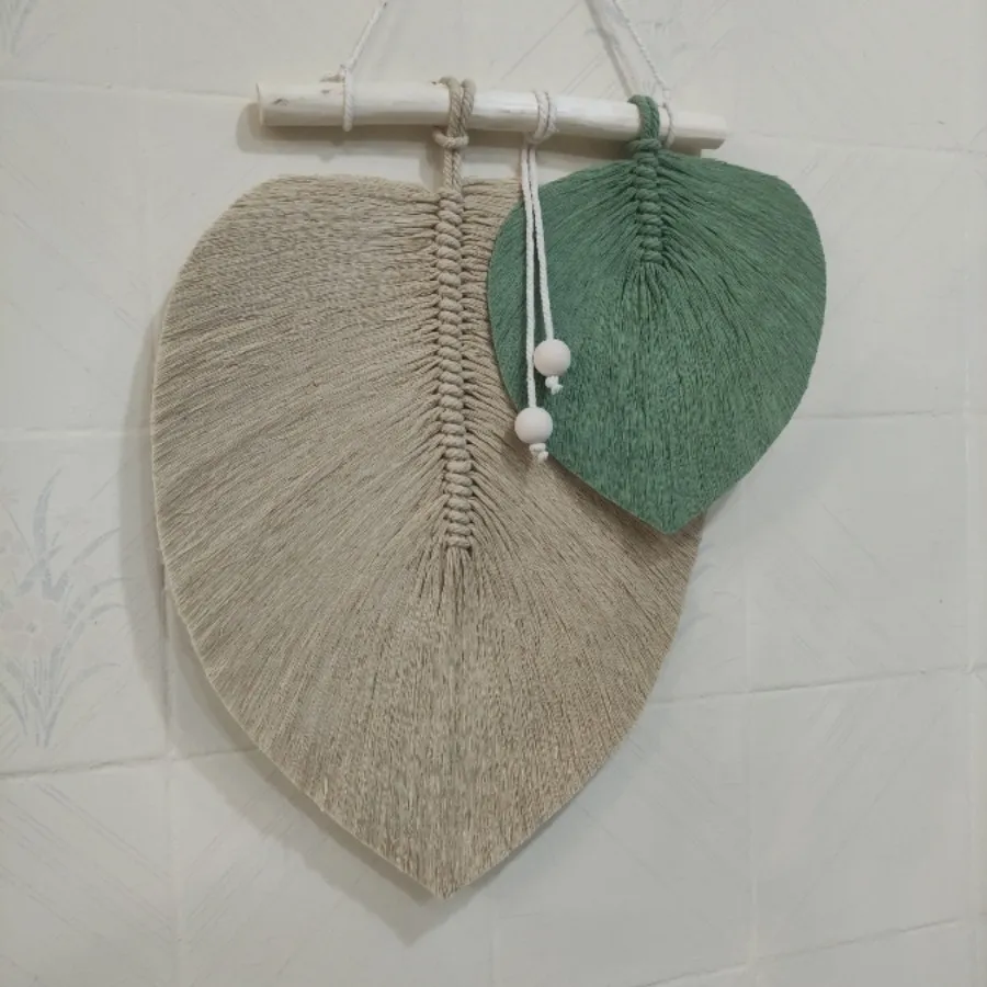 آویز دیوارکوب مکرومه