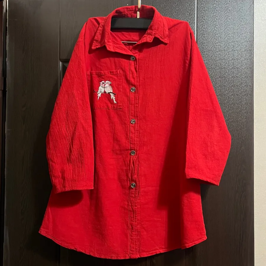 پیراهن الیاف طبیعی نو