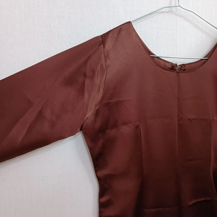 پیراهن ساتن مجلسی