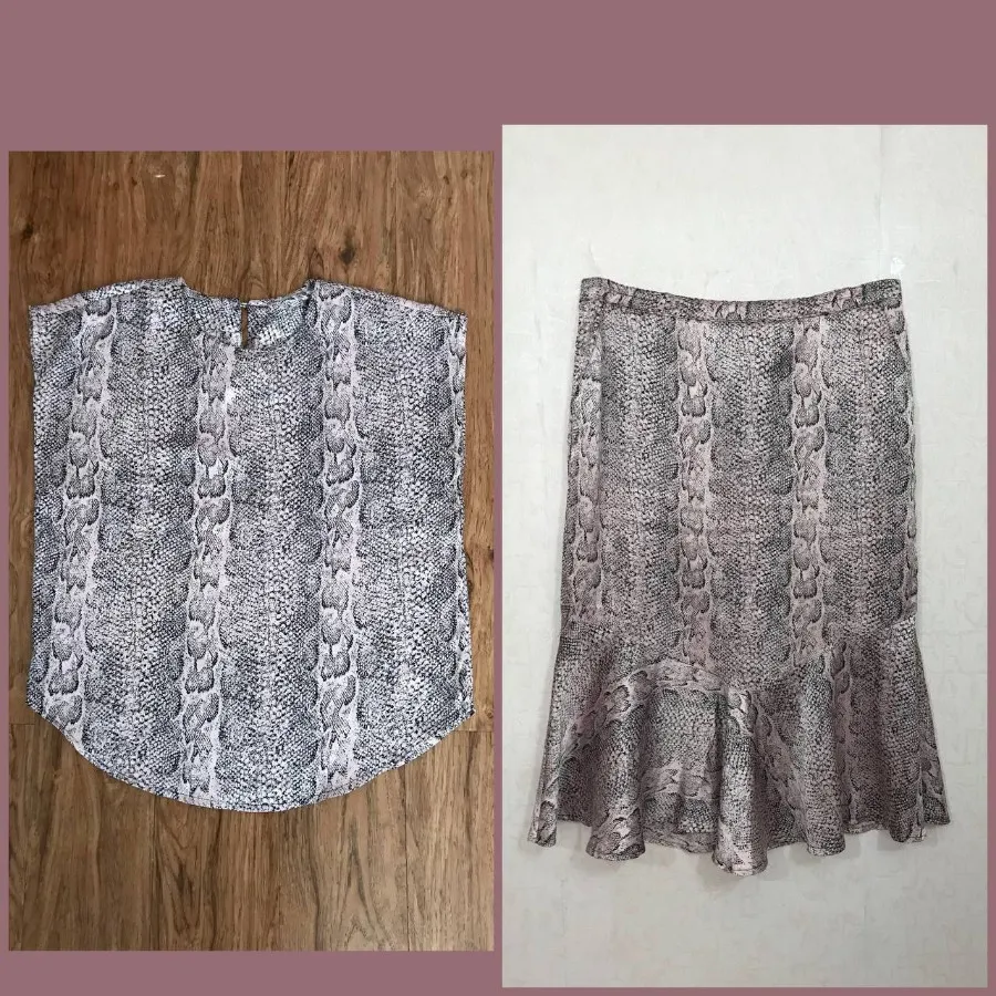 ست تاپ دامن ساتن