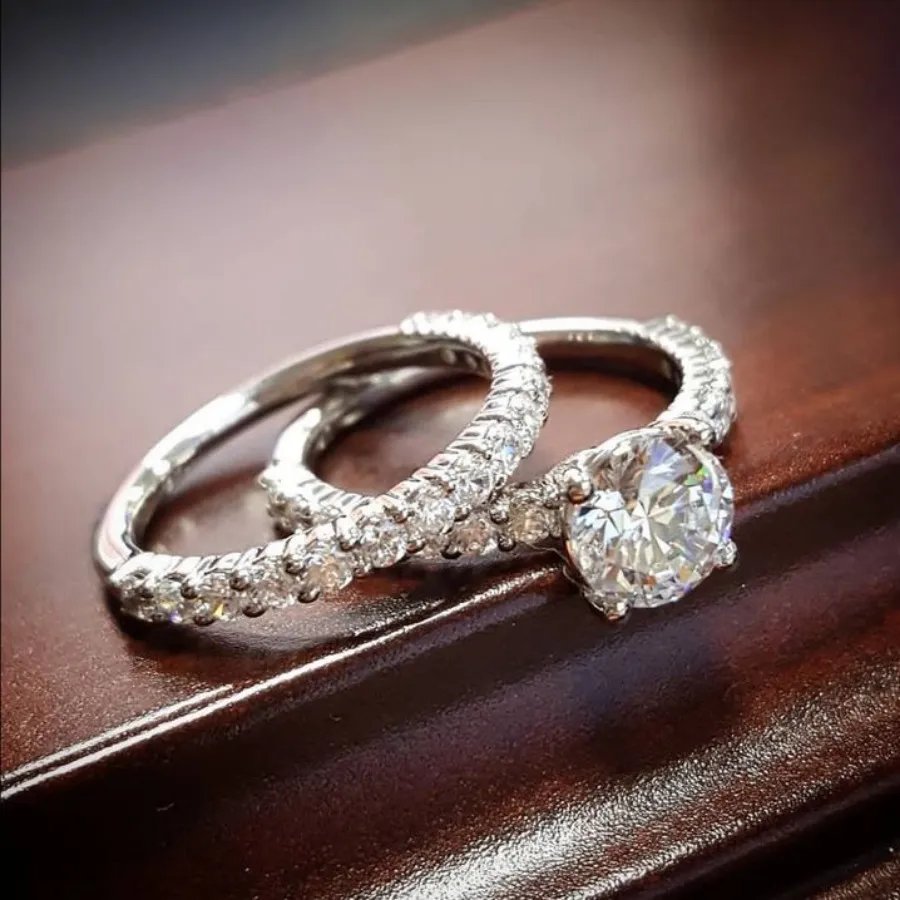 انگشتر سایز کوچیک نگینی