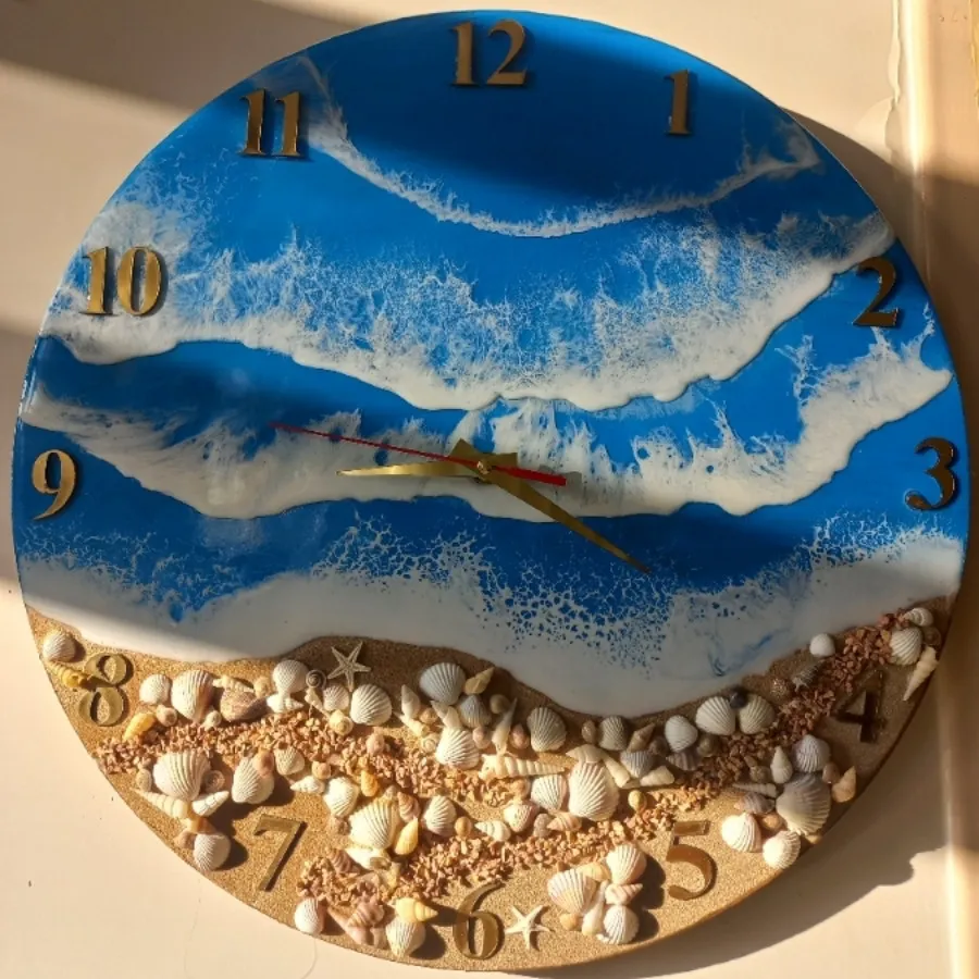 ساعت دیواری طرح دریا