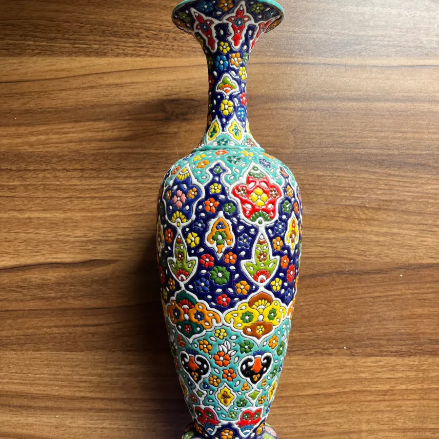 گلدان میناکاری