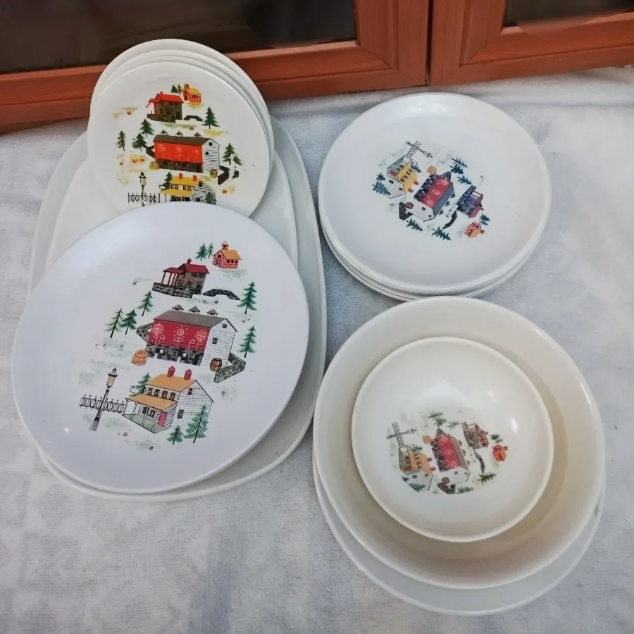 ست کامل ملامین کلبه