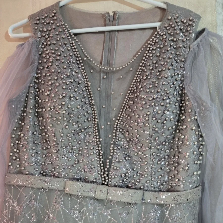 لباس مجلسی مروارید دوزی