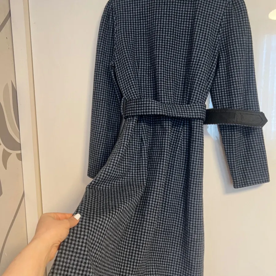 مانتو ضخیم ترک چهارخانه