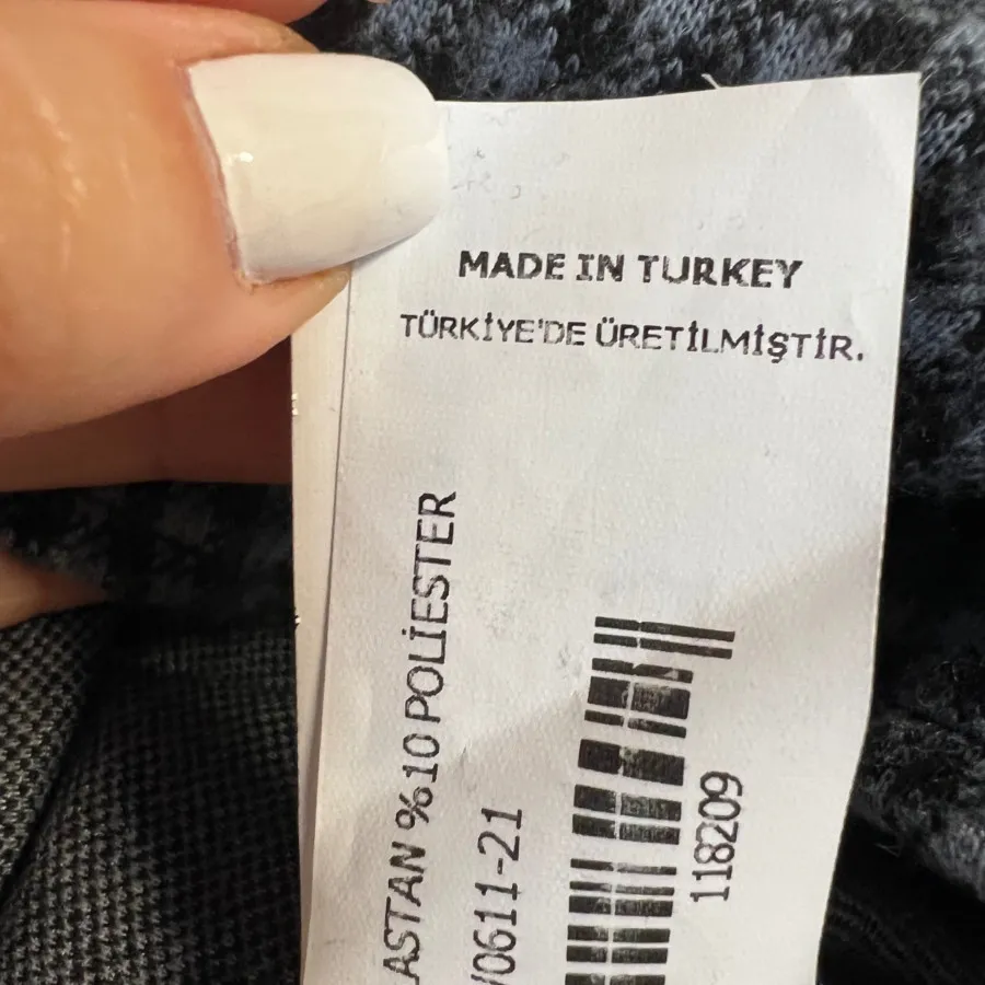 مانتو ضخیم ترک چهارخانه