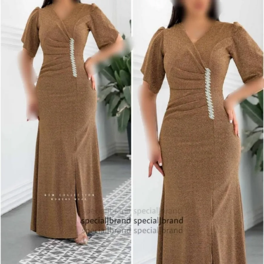 پیراهن مجلسی آستین کوتاه