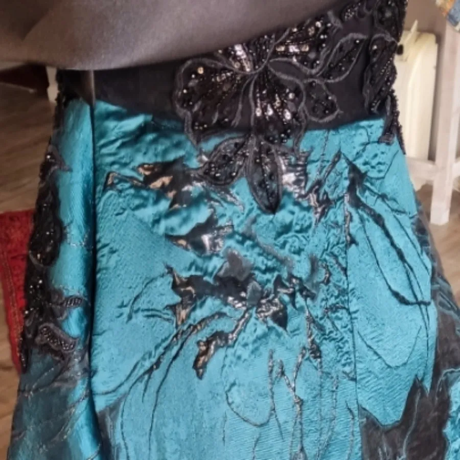 مجلسی بلند دامن سه لایه