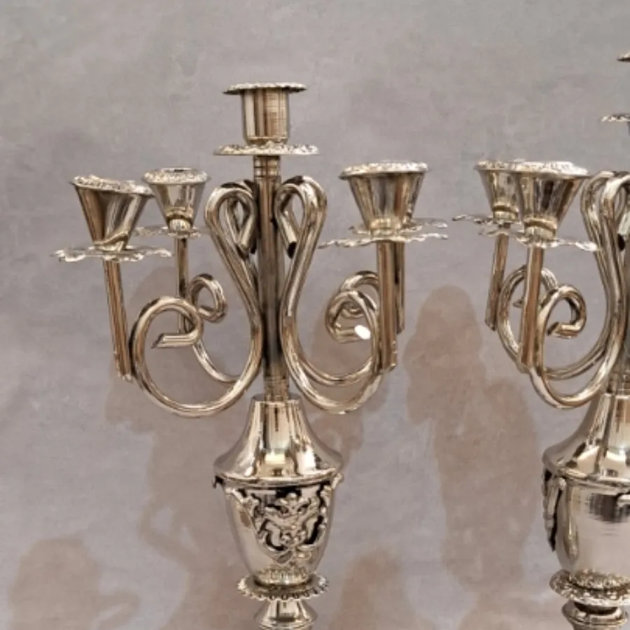 جفت شمعدان اروپایی 5 شاخه