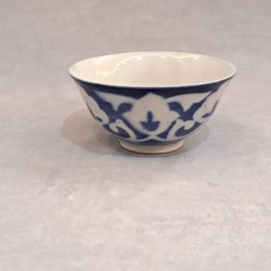 کاسه روسی قلم آبی قدمتدار