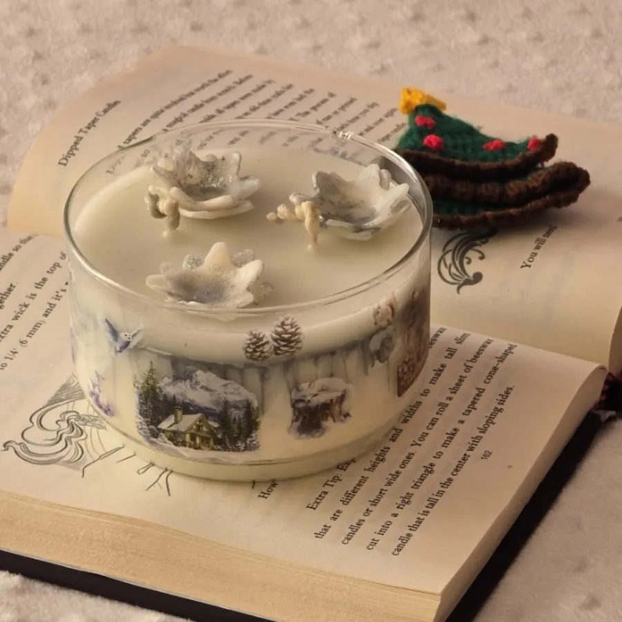 شمع ژورنالی زمستونی