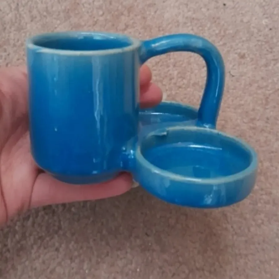 نمکدان سفالی قدیمی