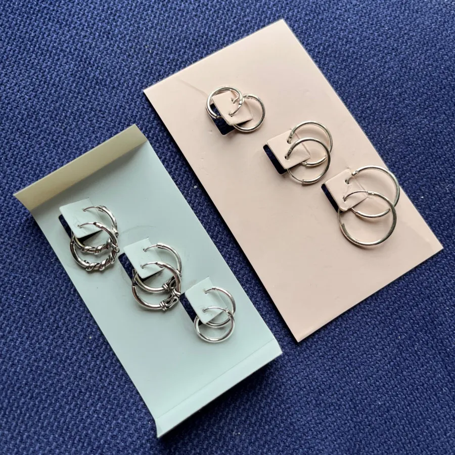 گوشواره نقره حلقه ای