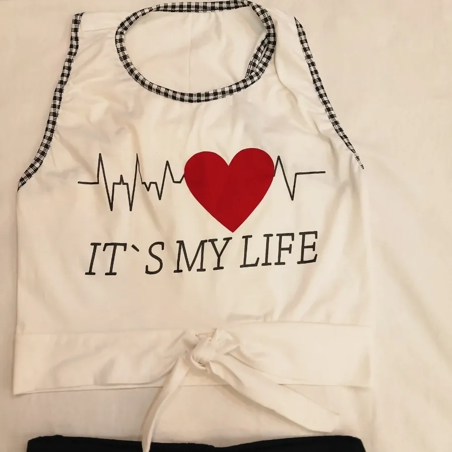 تاپ و شلوارک کمر گره ای