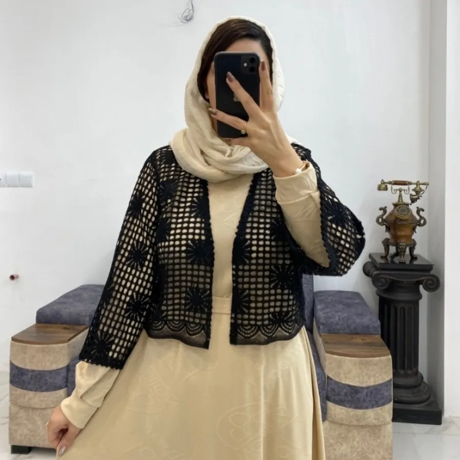 پیراهن بلند با رویه کراپ