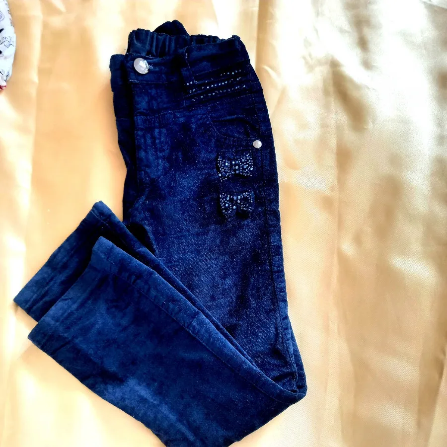 شلوار مخمل دخترانه