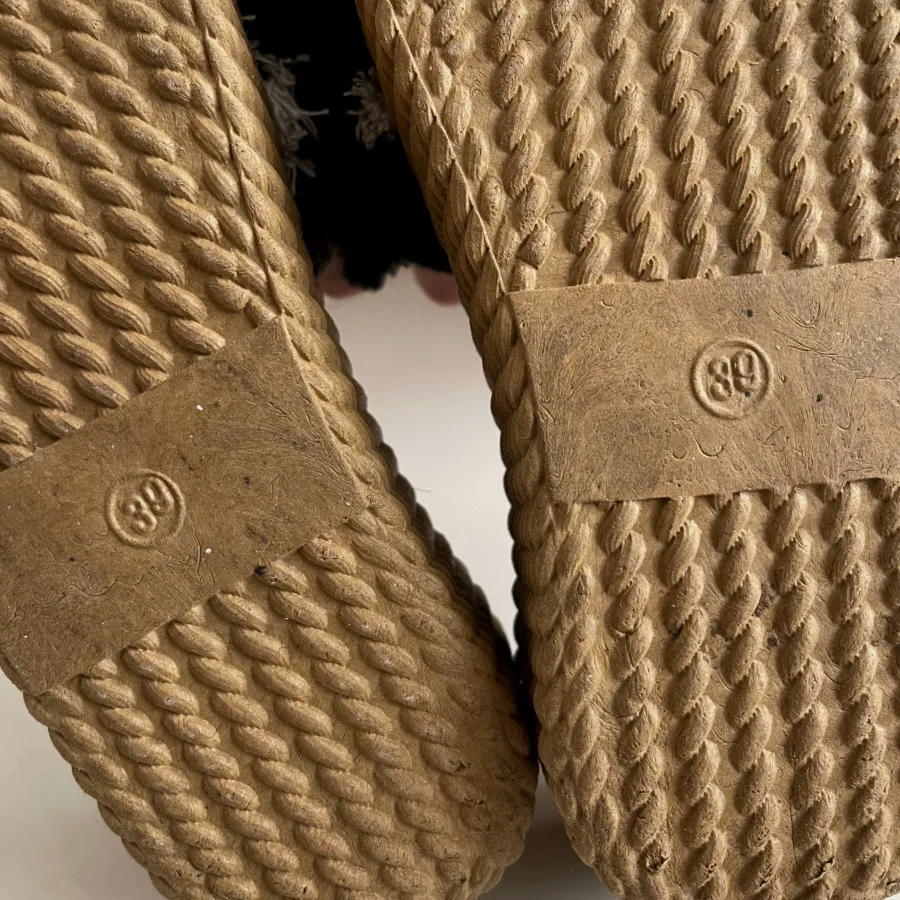 صندل لژ دار مکرومه