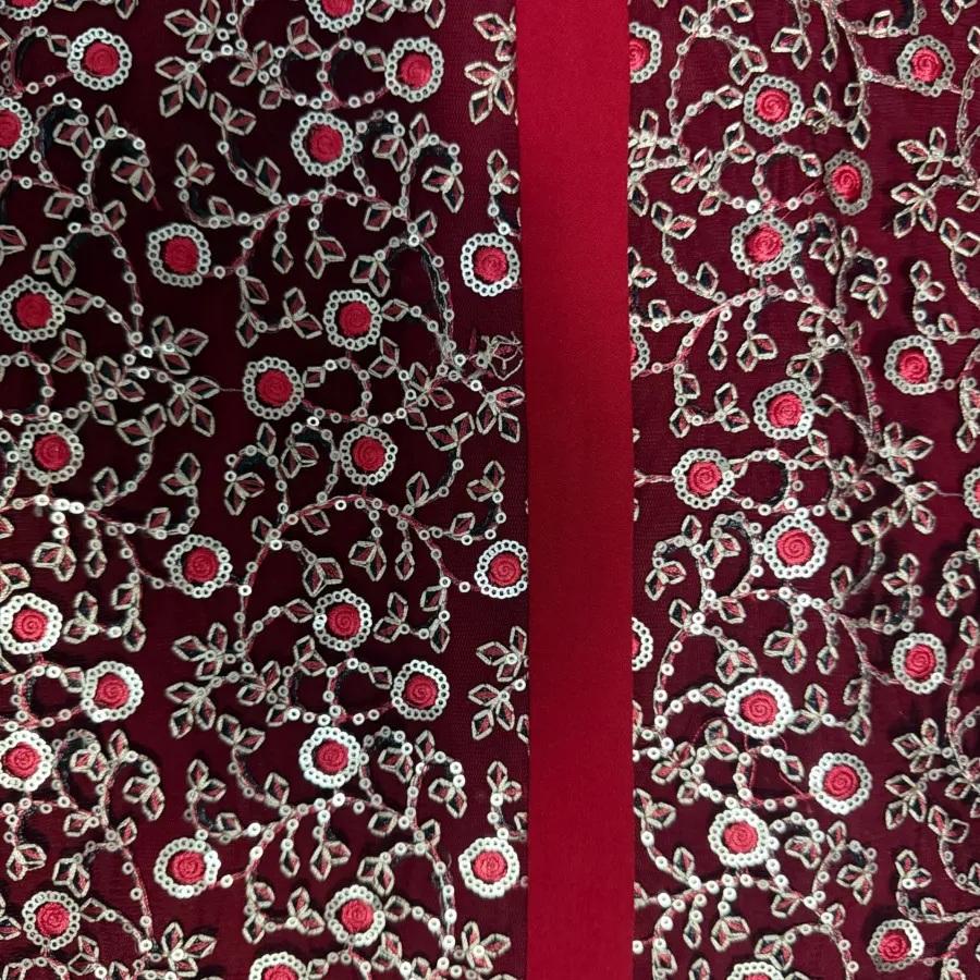 مانتوی مزونی زرشکی