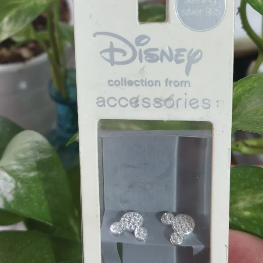 گوشواره نقره میکی موس