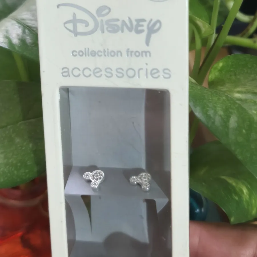 گوشواره نقره میکی موس