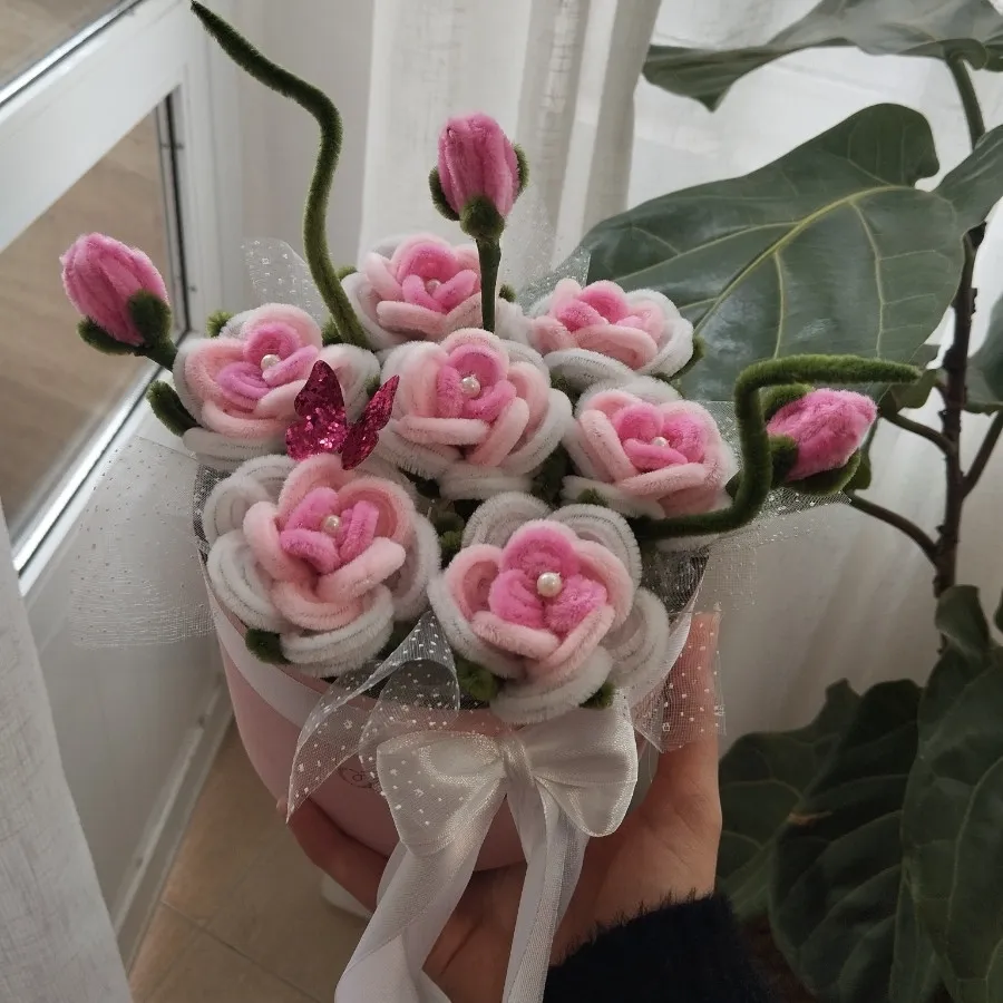 باکس گل صورتی