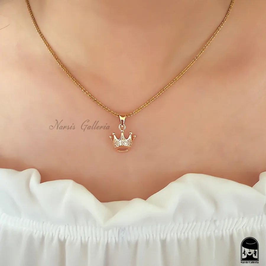 پلاک ژوپینگ تاج فول نگین