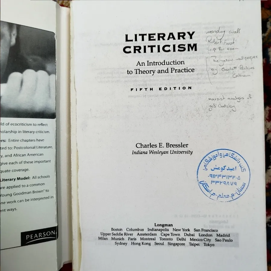 کتاب نقد ادبی زبان