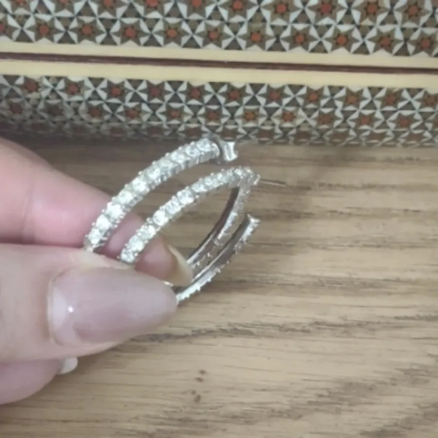 گوشواره حلقه ای تیتانیوم