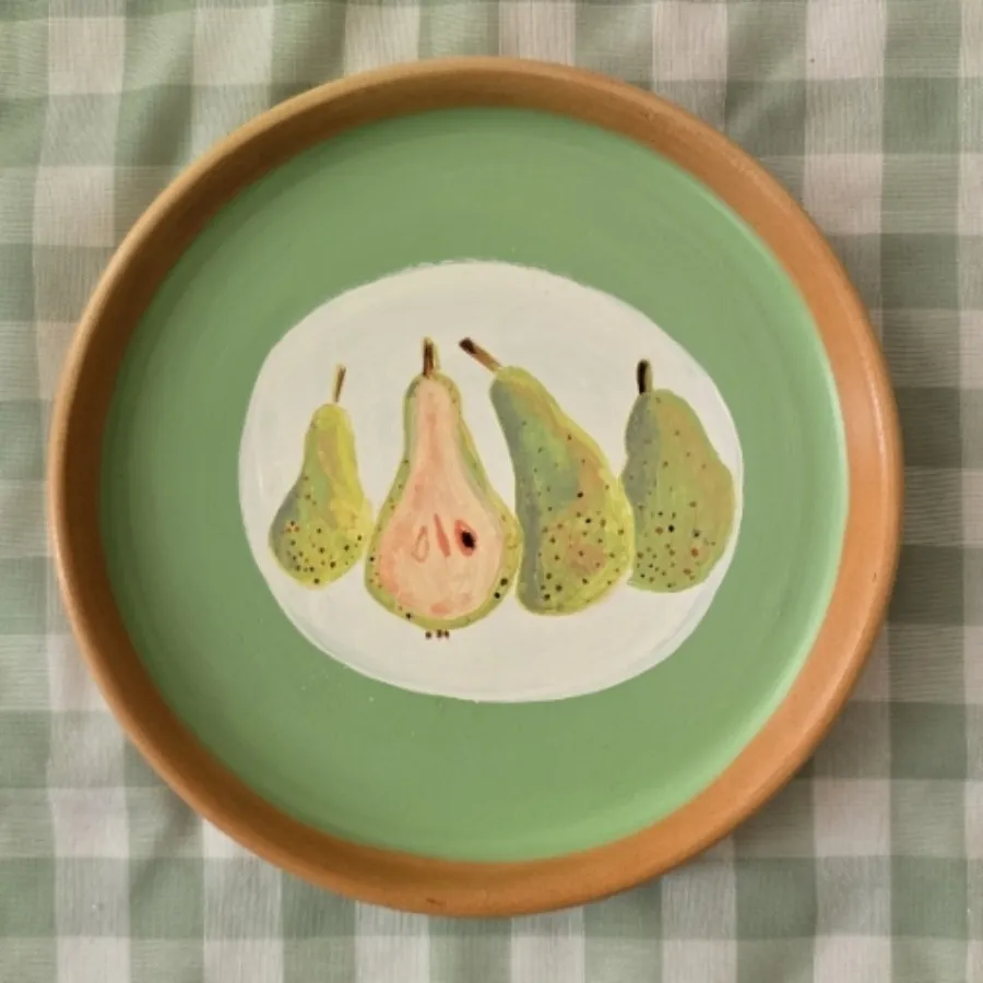 سینی نقاشی شده هنری