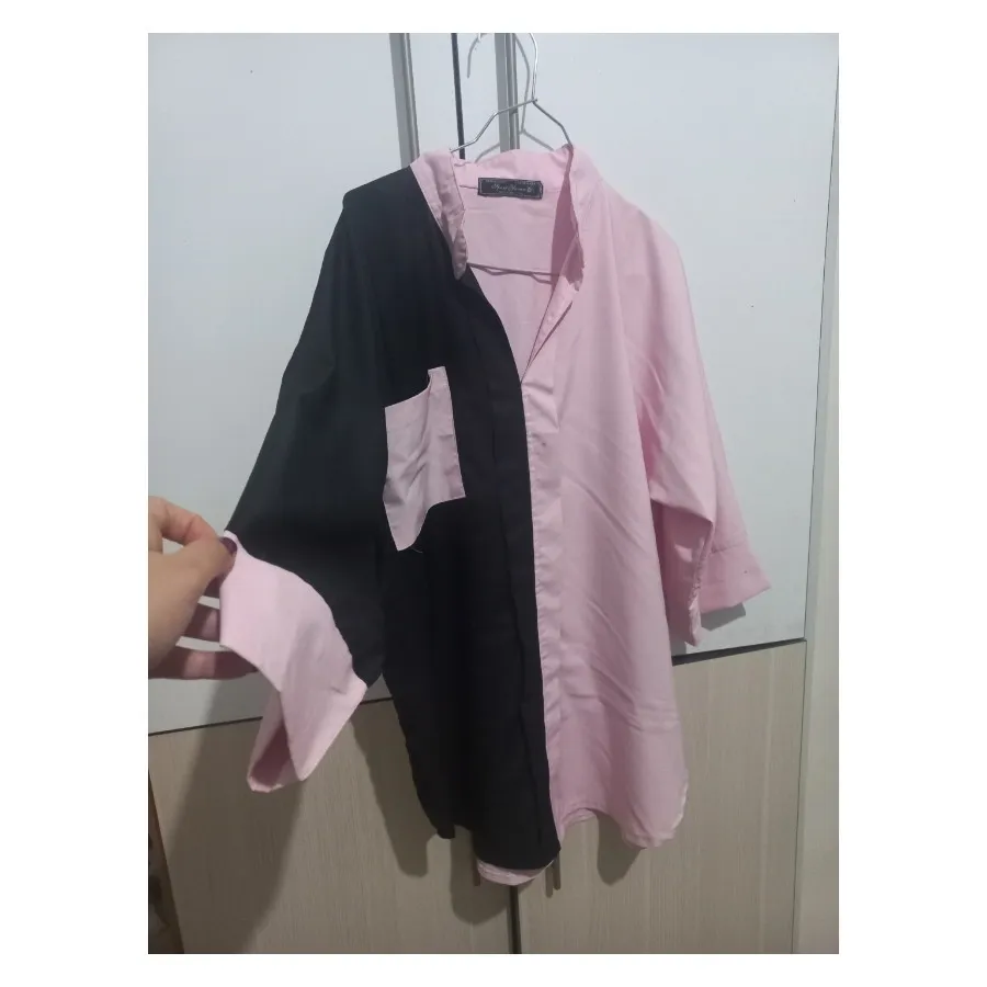 مانتو شومیزی دورنگ شیک