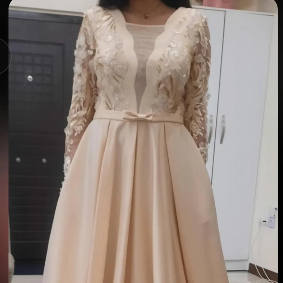 پیراهن  ساتن مجلسی