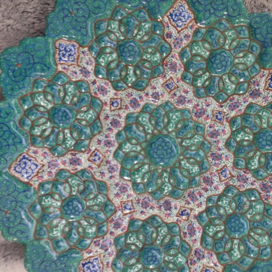 بشقاب های میناکاری