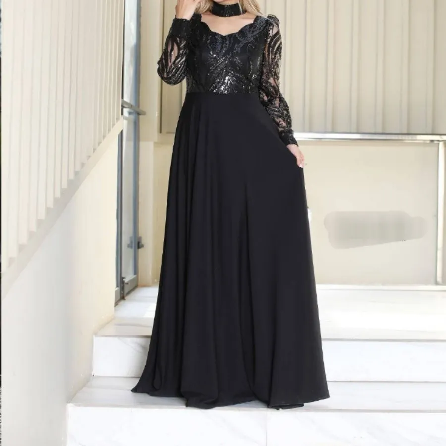 پیراهن مجلسی مشکی