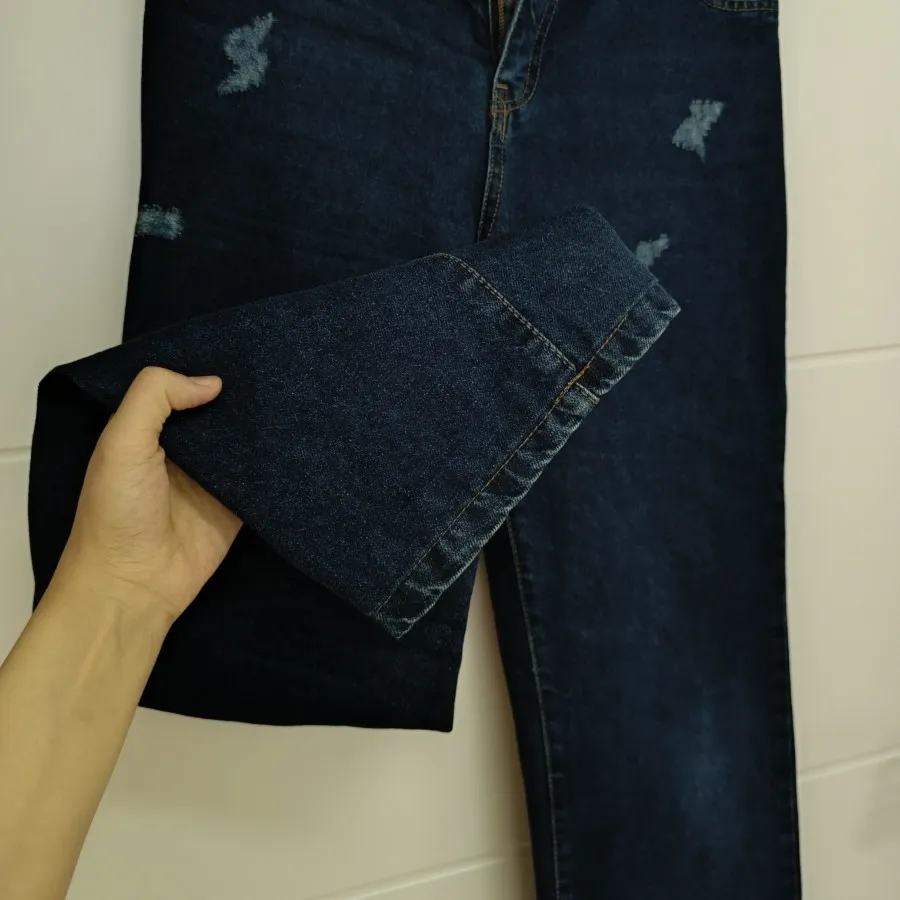 شلوار لی نیم بگ